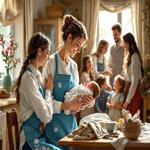 День родильной помощи (Бабиндень) в Болгарии