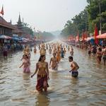 Водный фестиваль (Тинджан) в Мьянме
