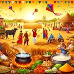 Макара-санкранти, праздник урожая (Pongal) в Индии
